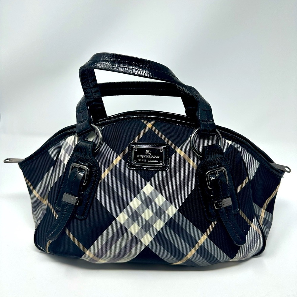 Burberry Blue Label Nova Check Bag Canvas EUC​​